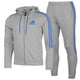 Adidas Grey Bleu Tracksuit Men - Træningstøj