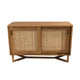 Teak TV Stand Slide Door | 110x40x70cm