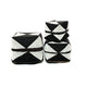 Beaded Rattan Basket set of 3