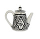 Ceramic Coffee Pot | Black & White