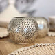 Round Tea Light Holder | Silver