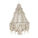 Wooden bead lamp shade | Natural White