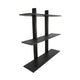 Wooden Wall Shelves | Black 100x90cm